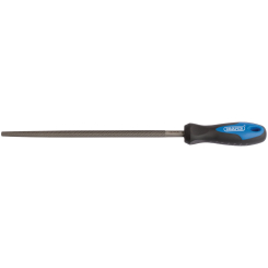 Draper Soft Grip Engineer's Round File and Handle, 250mm