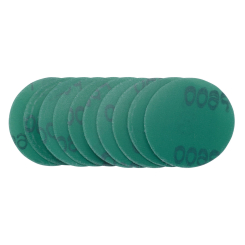 Draper Wet and Dry Sanding Discs with Hook and Loop, 50mm, 600 Grit (Pack of 10)