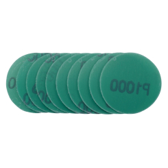 Draper Wet and Dry Sanding Discs with Hook and Loop, 50mm, 1000 Grit (Pack of 10)
