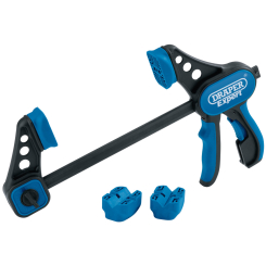 Draper Expert Heavy Duty Soft Grip Dual Action Clamps, 150mm