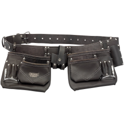 Draper Expert Oil-Tanned leather Double Pouch Tool Belt