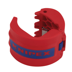 Knipex 90 22 10 BK BiX Cutters for Plastic Pipes and Sealing Sleeves, 72mm