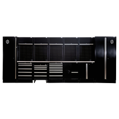 BUNKER Modular Storage Combo with Stainless Steel Worktop (25 Piece)