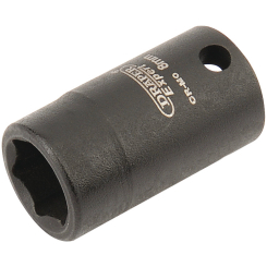 Draper Expert Expert HI-TORQ 6 Point Impact Socket, 1/4" Sq. Dr., 8mm