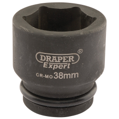 Draper Expert Expert HI-TORQ 6 Point Impact Socket, 3/4" Sq. Dr., 38mm