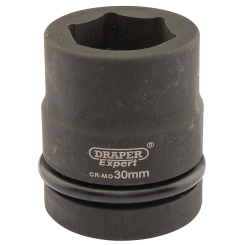 Draper Expert Expert HI-TORQ 6 Point Impact Socket, 1" Sq. Dr., 30mm