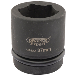 Draper Expert Expert HI-TORQ 6 Point Impact Socket, 1" Sq. Dr., 37mm
