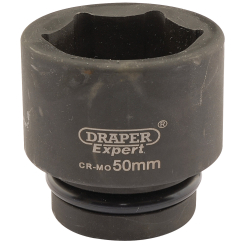 Draper Expert Expert HI-TORQ 6 Point Impact Socket, 1" Sq. Dr., 50mm