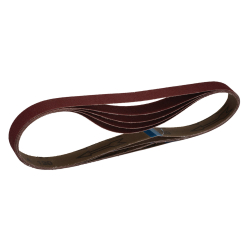 Draper Cloth Sanding Belt, 25 x 762mm, 120 Grit (Pack of 5)