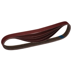 Draper Cloth Sanding Belt, 25 x 762mm, Assorted Grit (Pack of 5)