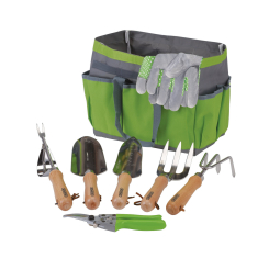 Draper Stainless Steel Garden Tool Set with Storage Bag (8 Piece)