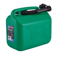 Draper Plastic Fuel Can, 10L, Green