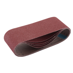 Draper Cloth Sanding Belt, 100 x 610mm, 80 Grit (Pack of 5)
