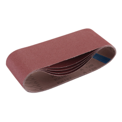 Draper Cloth Sanding Belt, 100 x 610mm, 120 Grit (Pack of 5)