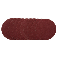Draper Sanding Discs, 200mm, 40 Grit (Pack of 10)