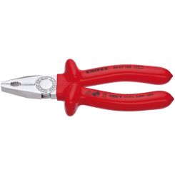 Knipex 03 07 180 Fully Insulated S Range Combination Pliers, 180mm