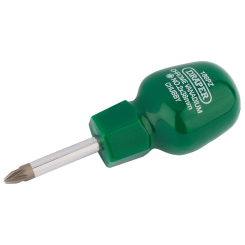 Draper PZ Type Cabinet Pattern Chubby Screwdriver, No.2 x 38mm (Sold Loose)