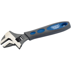 Draper Expert Soft Grip Crescent-Type Adjustable Wrench, 150mm