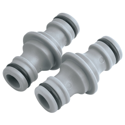 Draper Two-Way Hose Connector (Pack of 2)