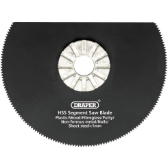 Draper HSS Segment Saw Blade, 88mm Diameter, 18tpi