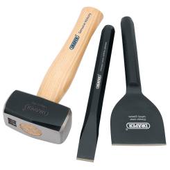 Draper Builders Kit with Hickory Handle (3 Piece)