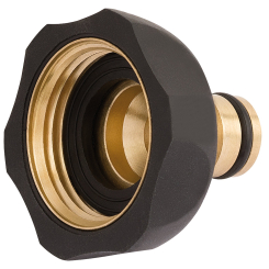 Draper Brass and Rubber Tap Connector, 1"
