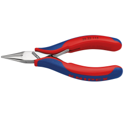 Knipex 35 22 115 Electronics Flat-Round Jaw Pliers, 115mm