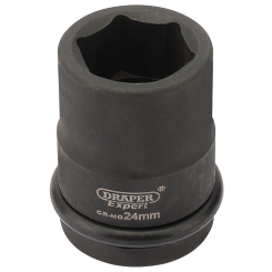 Draper Expert HI-TORQ 6 Point Impact Socket, 3/4" Sq. Dr., 24mm