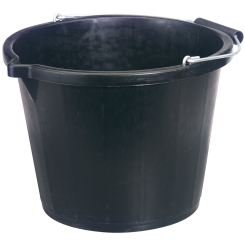 Draper Bucket, 14.8L, Black
