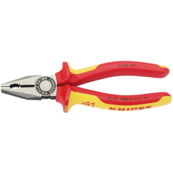 Knipex 03 08 180UKSBE VDE Fully Insulated Combination Pliers, 180mm
