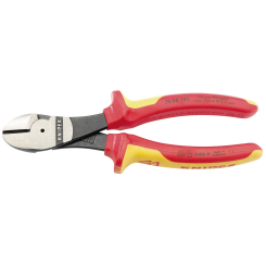 Knipex 74 08 180UKSBE VDE Fully Insulated High Leverage Diagonal Side Cutters, 180mm