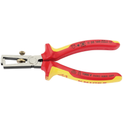 Knipex 11 08 160UKSBE VDE Fully Insulated Wire Stripping Pliers, 160mm
