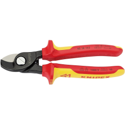Knipex 95 18 165UKSBE VDE Fully Insulated Cable Shears, 165mm