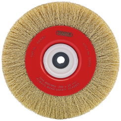 Draper Crimped Steel Wire Brushes, 200 x 25mm