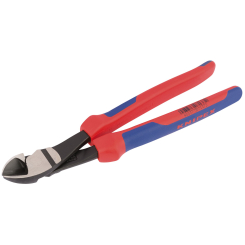 Knipex 74 22 250 High Leverage Diagonal Side Cutter with 12° Head, 250mm