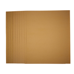 Draper General Purpose Sanding Sheets, 230 x 280mm, Assorted Grit (Pack of 10)