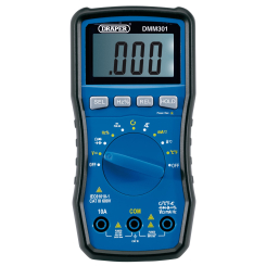 Draper Automotive Digital Multimeter, 1 x Temperature Probe, 1 x Inductive Clamp