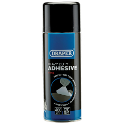 Draper Heavy Duty Spray Adhesive, 400ml