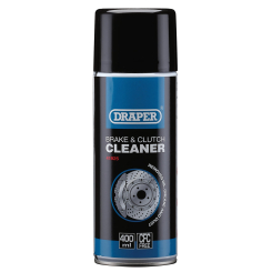 Draper Brake and Clutch Cleaner Spray, 400ml