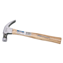 Draper Hickory Shaft Claw Hammer, 450g/16oz