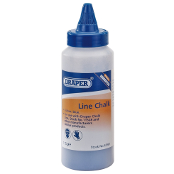 Draper Plastic Bottle of Blue Chalk for Chalk Line, 115g