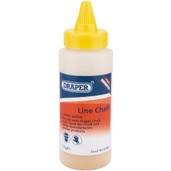 Draper Plastic Bottle of Yellow Chalk for Chalk Line, 115g