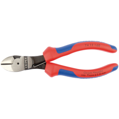 Knipex 74 12 160 High Leverage Diagonal Side Cutters with Return Spring, 160mm