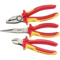 Knipex 00 20 12 VDE Plier Assembly Pack (3 Piece)