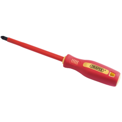 Draper Fully Insulated Soft Grip PZ TYPE Screwdriver, No.3 x 250mm (sold loose)