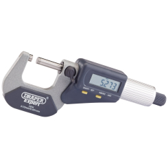 Draper Expert Dual Reading Digital External Micrometer, 0 - 25mm/0 - 1"