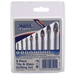 Draper Expert Tile and Glass Drilling Set (8 Piece)