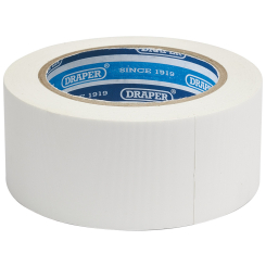 Draper Duct Tape Roll, 30m x 50mm, White