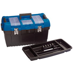 Draper Large Tool Box with Tote Tray, 564mm