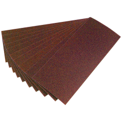 Draper Aluminium Oxide Sanding Sheets, 280 x 115mm, 60 Grit (Pack of 10)